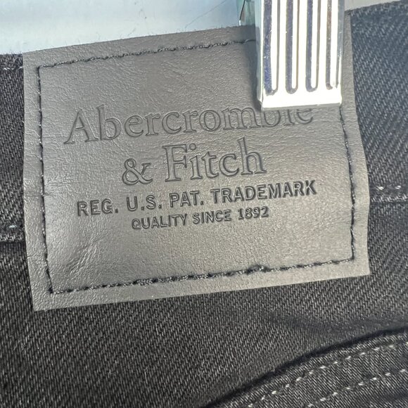 Abercrombie & Fitch A&F Vintage Stretch 90's Slim Black Jeans Men's Size 28x28 - Picture 7 of 8
